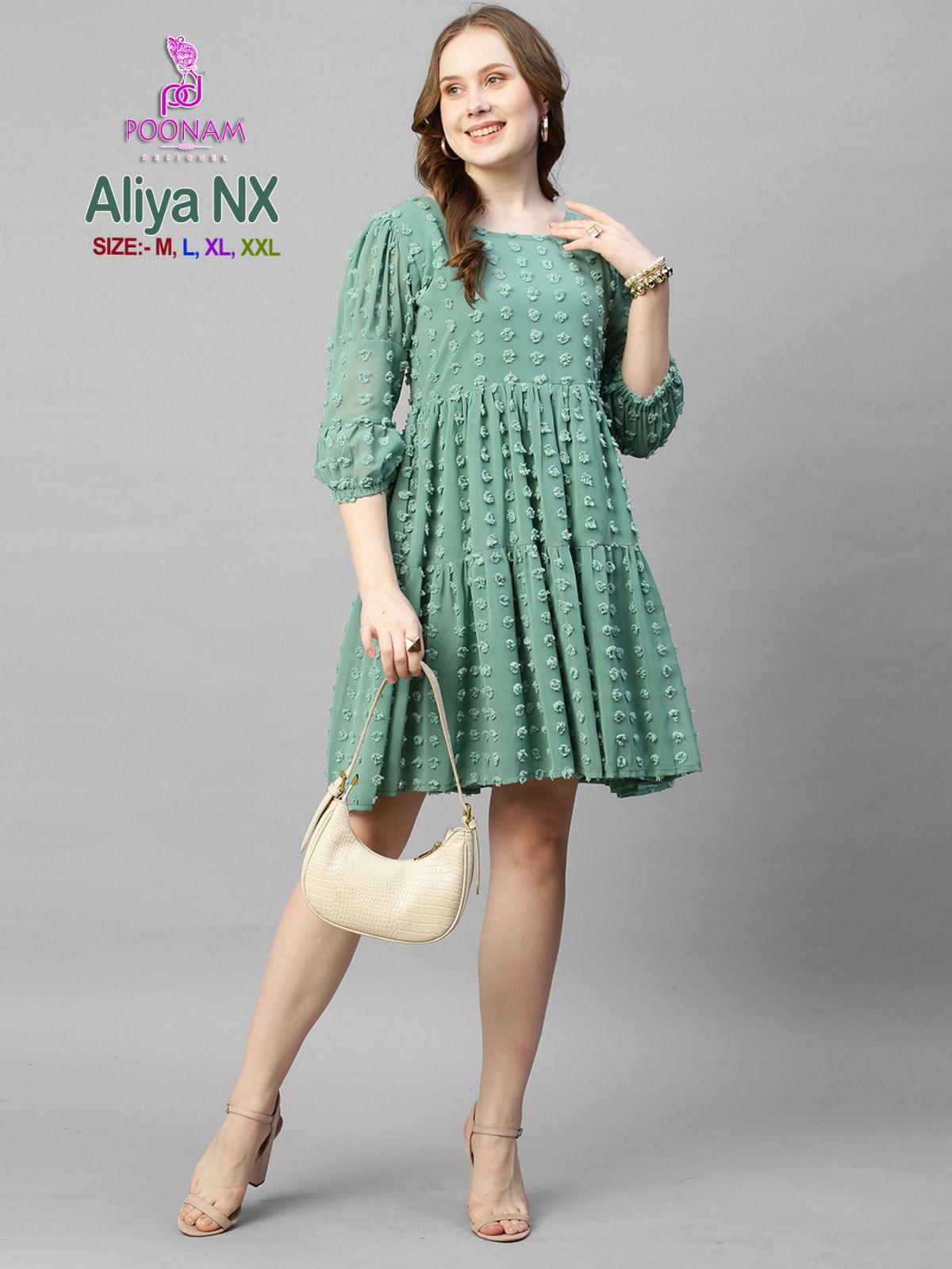 Poonam Aliya Nx Short Party Wear Kurtis Catalog
